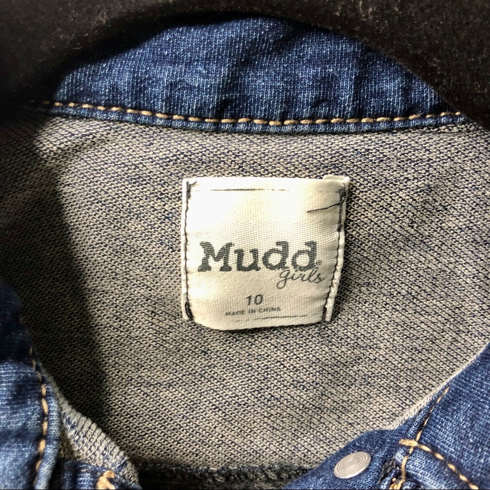 MUDD Girls Jacket Denim Jacket - Picture 4 of 5